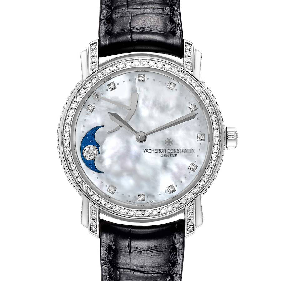 Vacheron Constantin Malte White Gold MOP Diamond Ladies Watch 83505