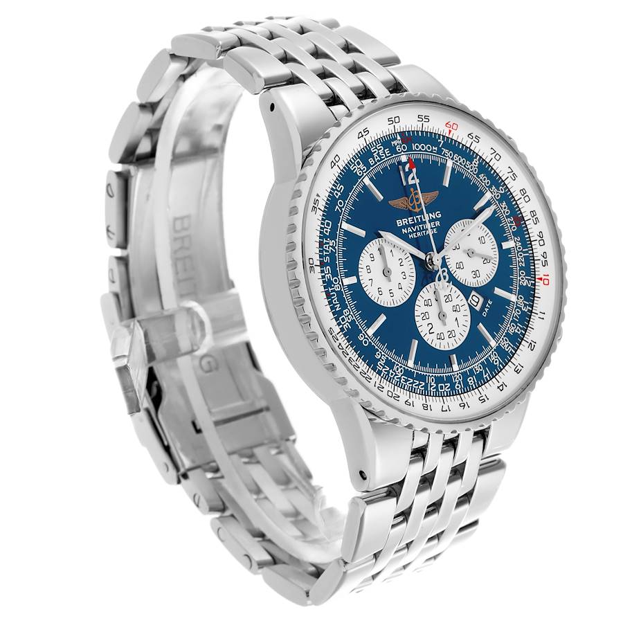 Breitling Navitimer Heritage Blue Dial Automatic Mens Watch A35340