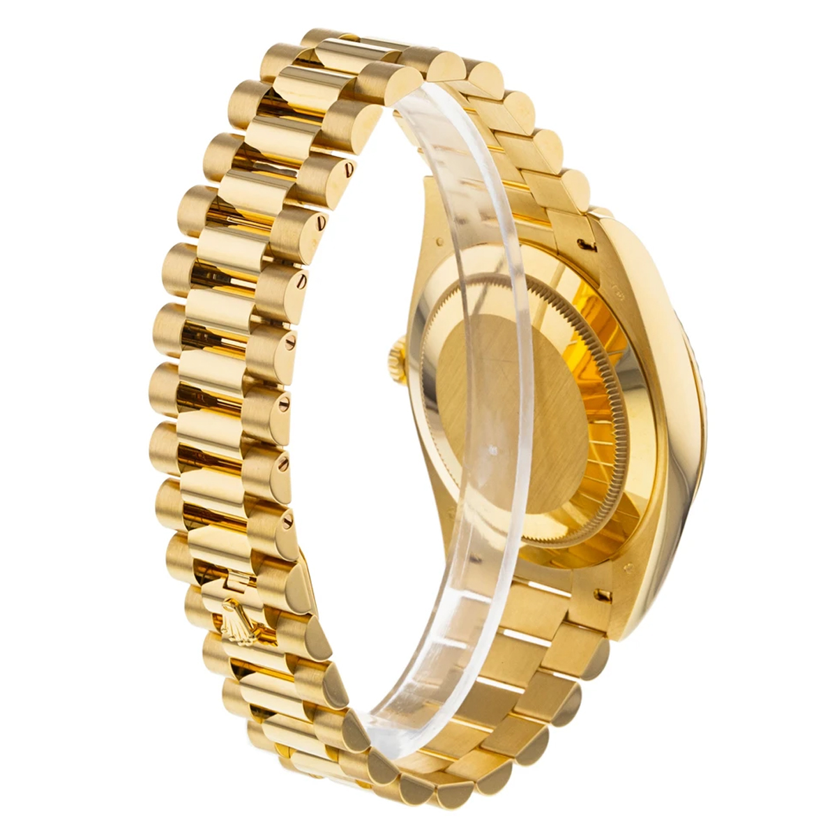 ROLEX 228238 DAY-DATE 40MM PRESIDENT 18K YELLOW GOLD SILVER ROMAN DIAL