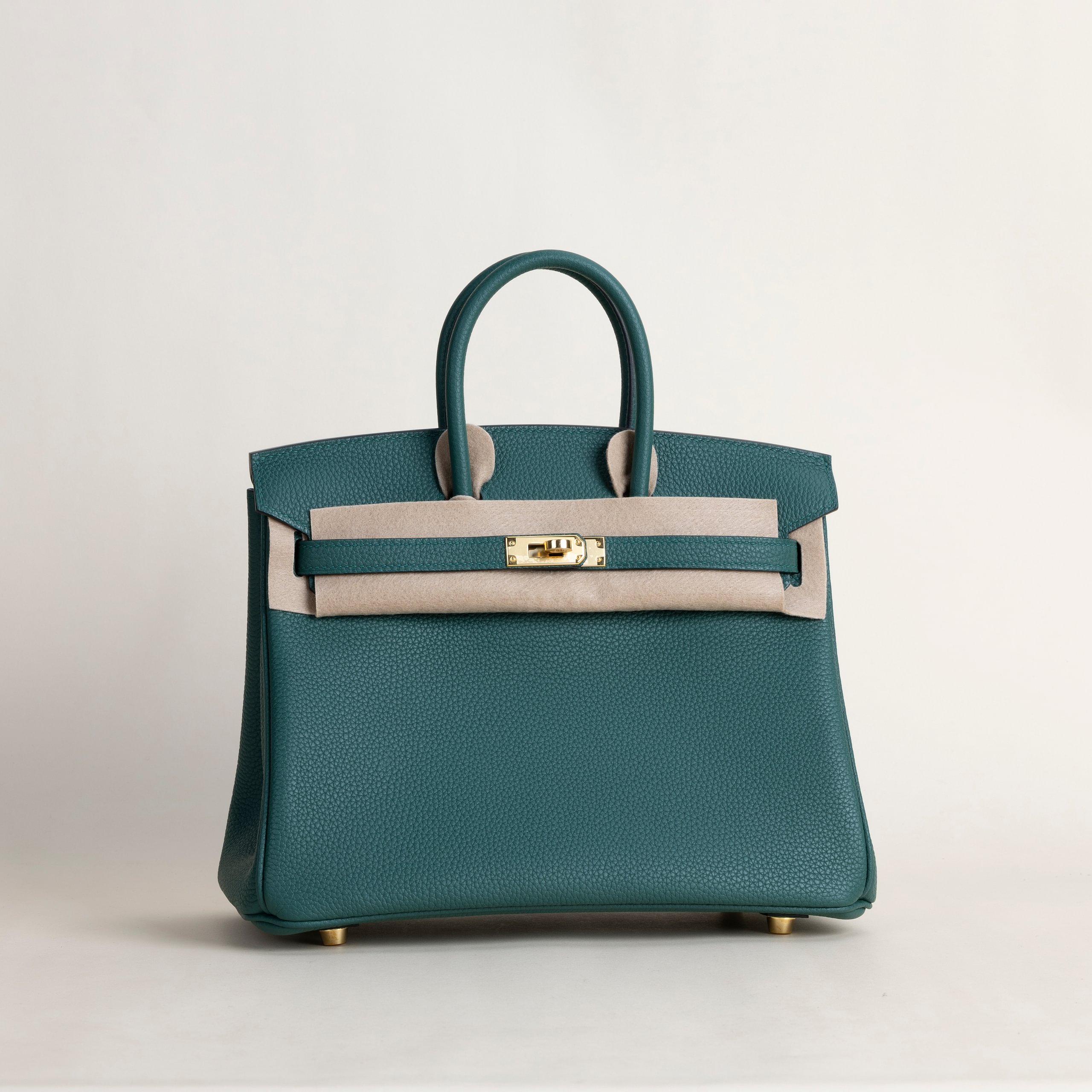 Birkin 25 togo malachite GHW