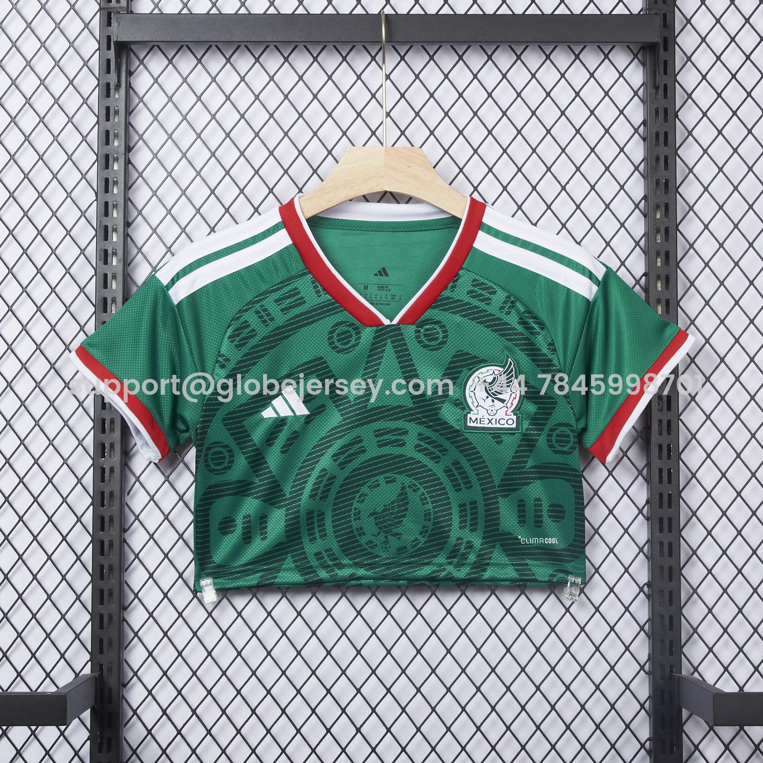 Women's Mexico 2026 Home Cropped Jersey