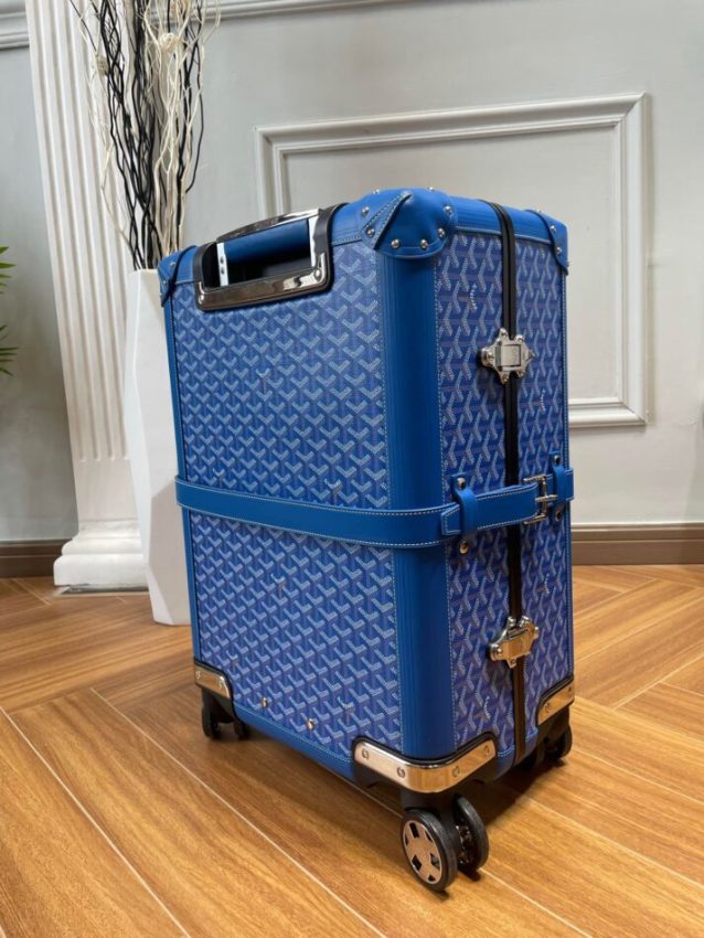 Goyard Bourget Travel Suitcase — Premium Trolley Dupe