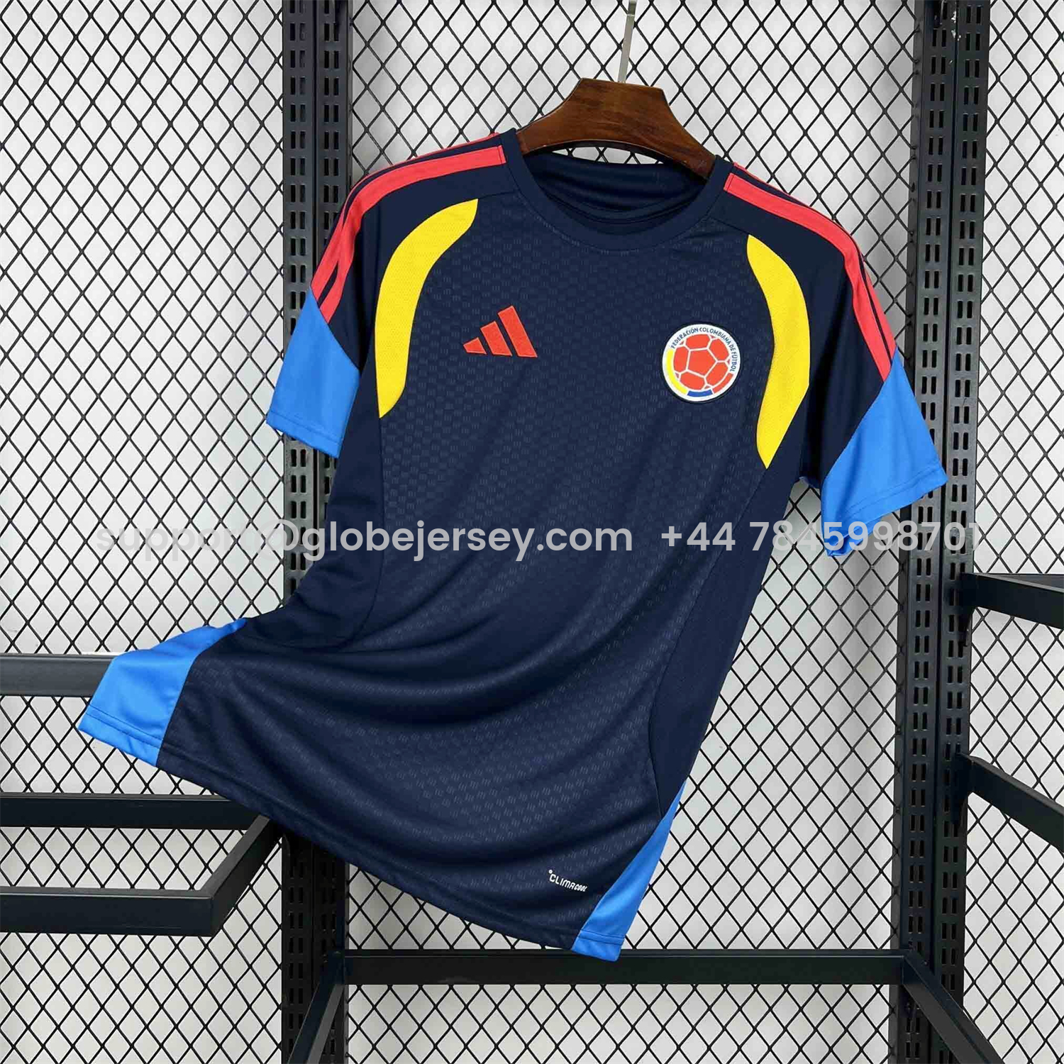 Colombia 2026 Deep Blue Pre-Match Training Jersey - Fans Version