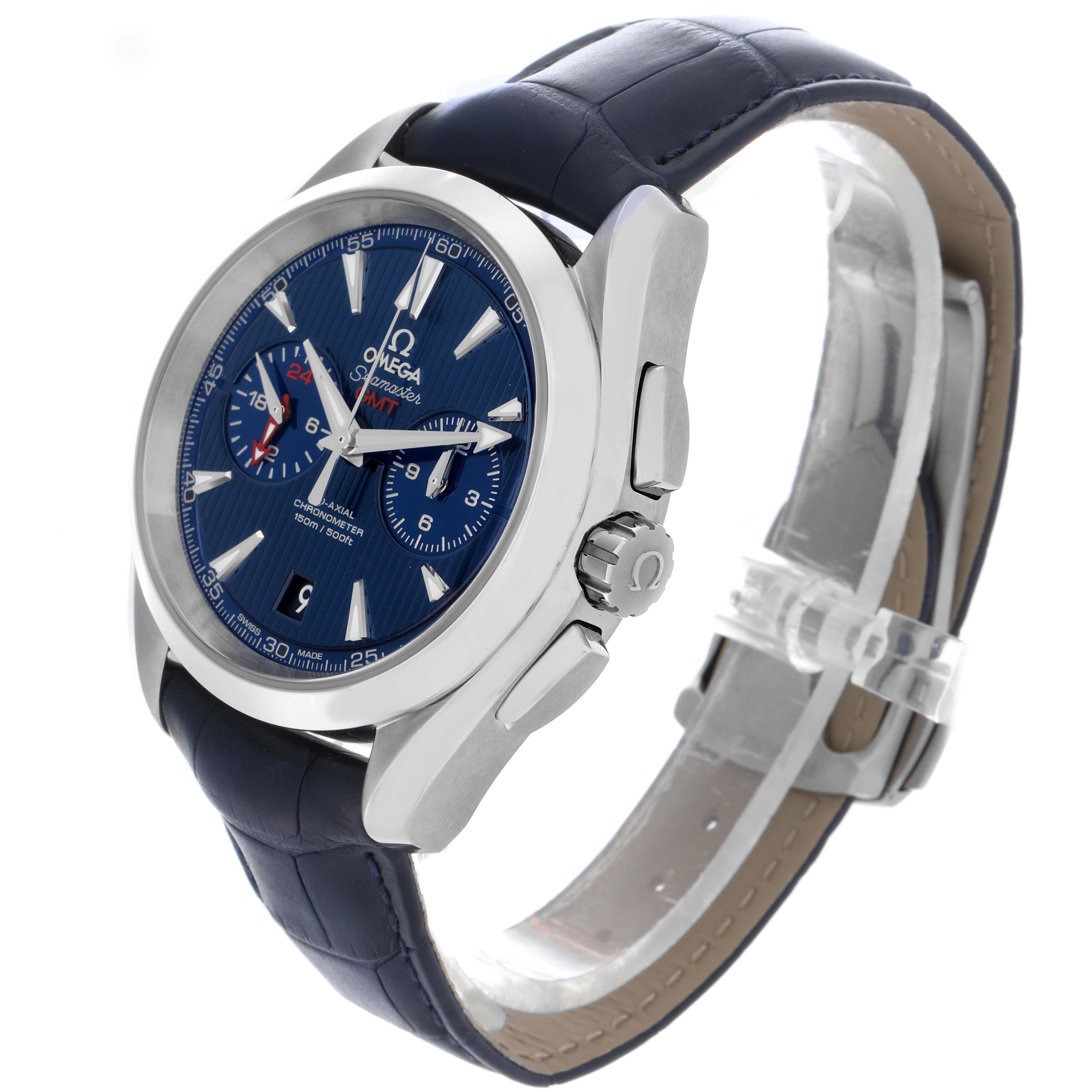 Omega Seamaster Aqua Terra GMT Mens Watch 43.0 MM 231.13.43.52.03.001