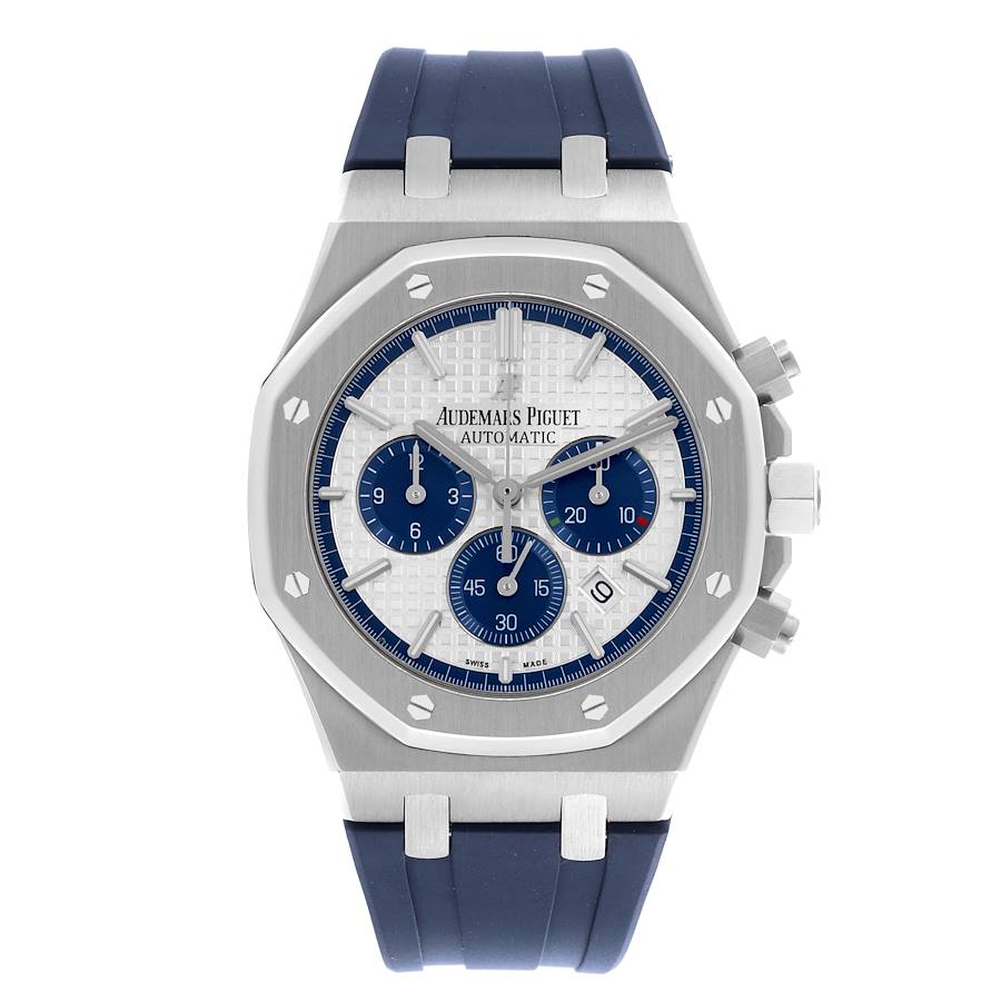 Audemars Piguet Royal Oak 41mm White Dial Limited Edition Steel Mens Watch 26326ST