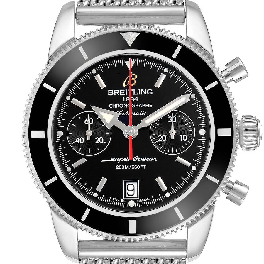Breitling SuperOcean Heritage Chrono Black Dial Mens Watch A23370