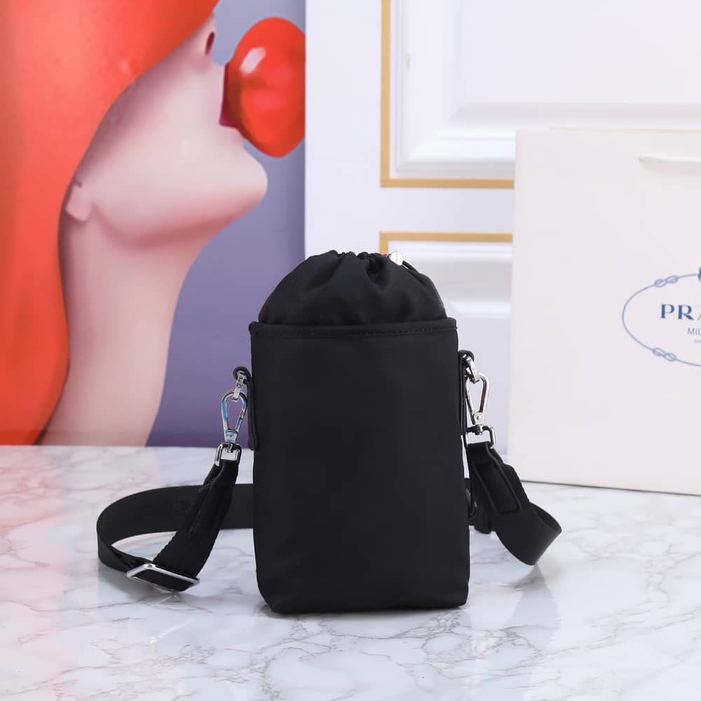 Prada Re Nylon Smartphone Case Black 18Cm 2Zh1552Dmif0002