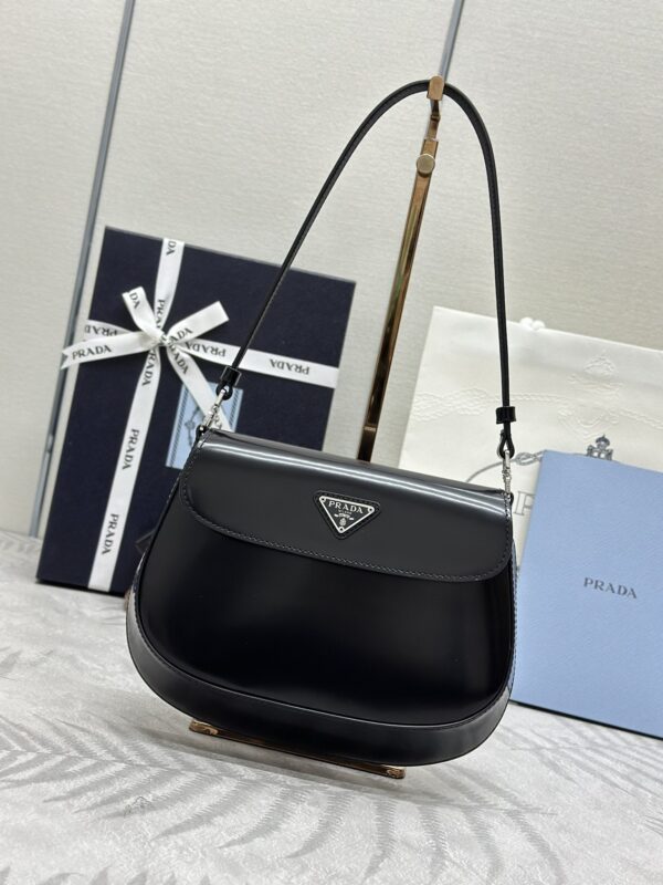 Replica Prada Cleo Small Black Flap