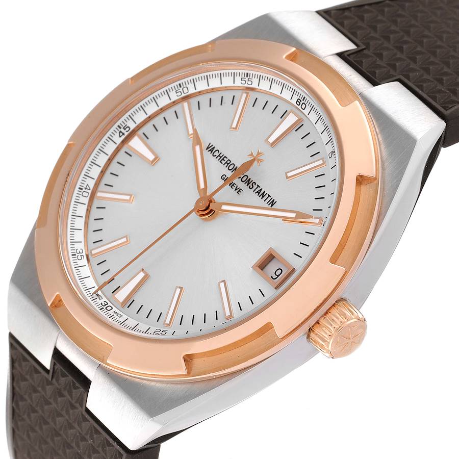 Vacheron Constantin Overseas Steel Rose Gold Mens Watch 4500V