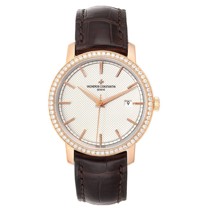 Vacheron Constantin Traditionnelle Rose Gold Diamond Unisex Watch 85520