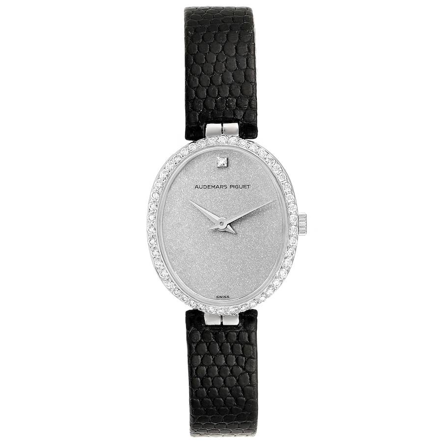 Audemars Piguet Vintage 18k White Gold Diamond Ladies Watch 7073BC