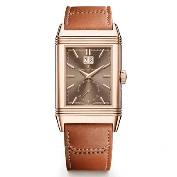 Pink Gold Reverso Tribute Geographic Men&rsquo;s Watch Q714256J