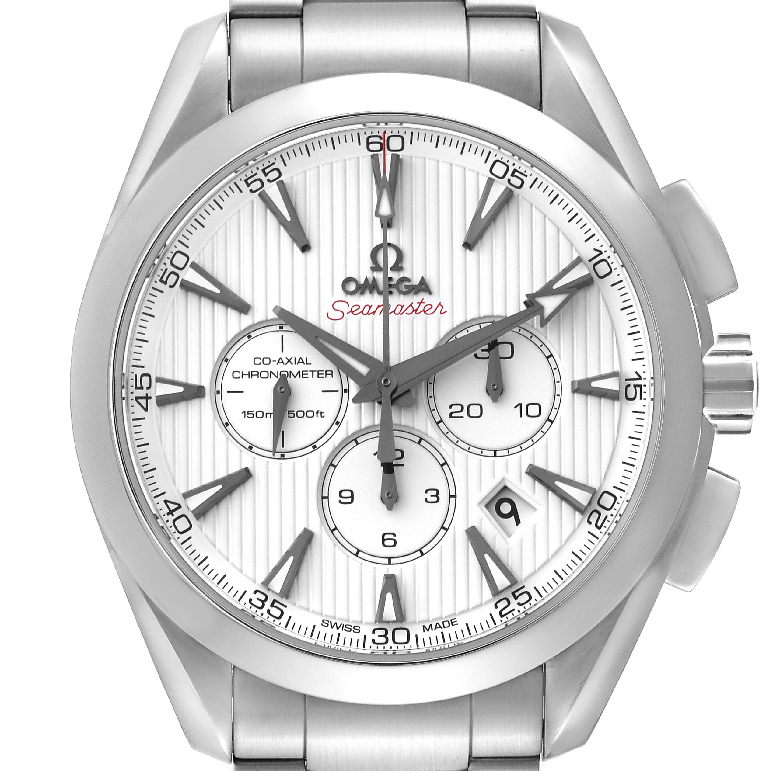 Omega Seamaster Aqua Terra Chrono Steel Mens Watch 44.0 MM 231.10.44.50.04.001