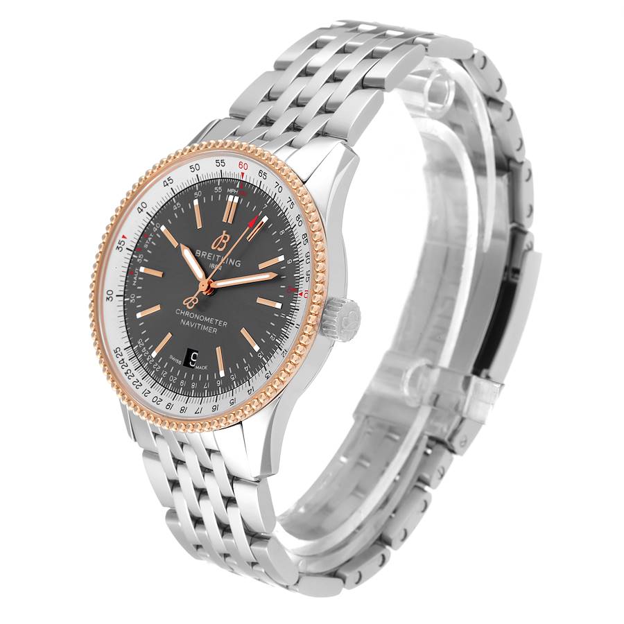 Breitling Navitimer 1 41mm Steel Rose Gold Mens Watch U17326