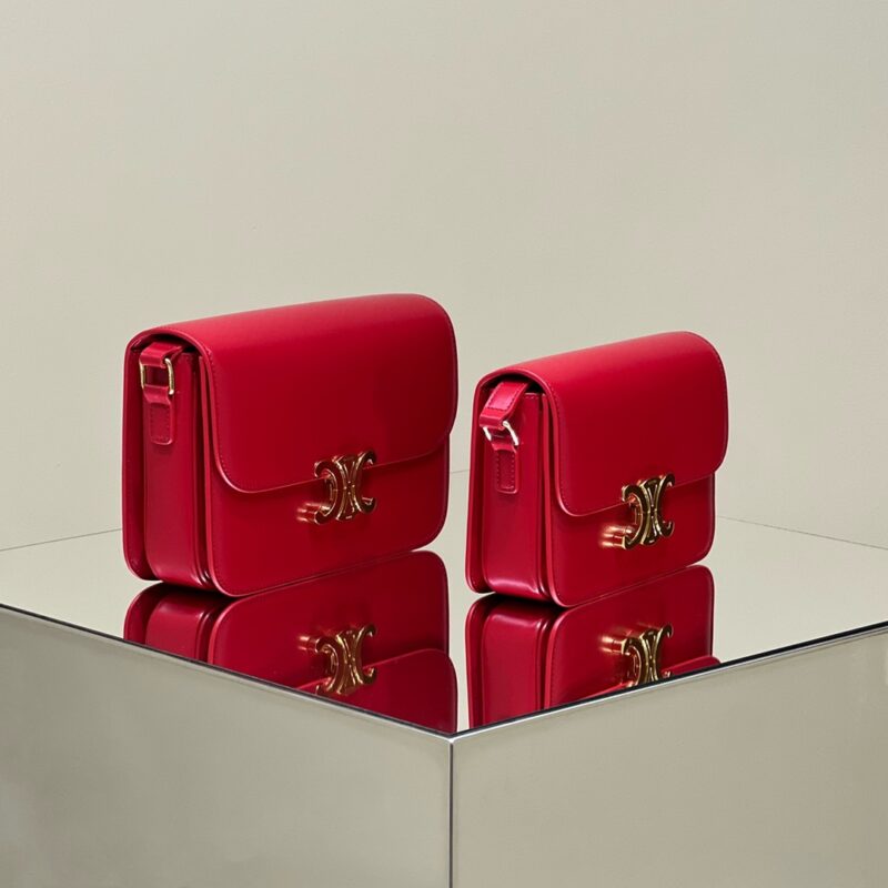 Replica Celine Triomphe Mini Red