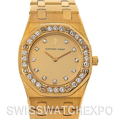 Audemars Piguet Royal Oak 18k Gold Ladies Watch
