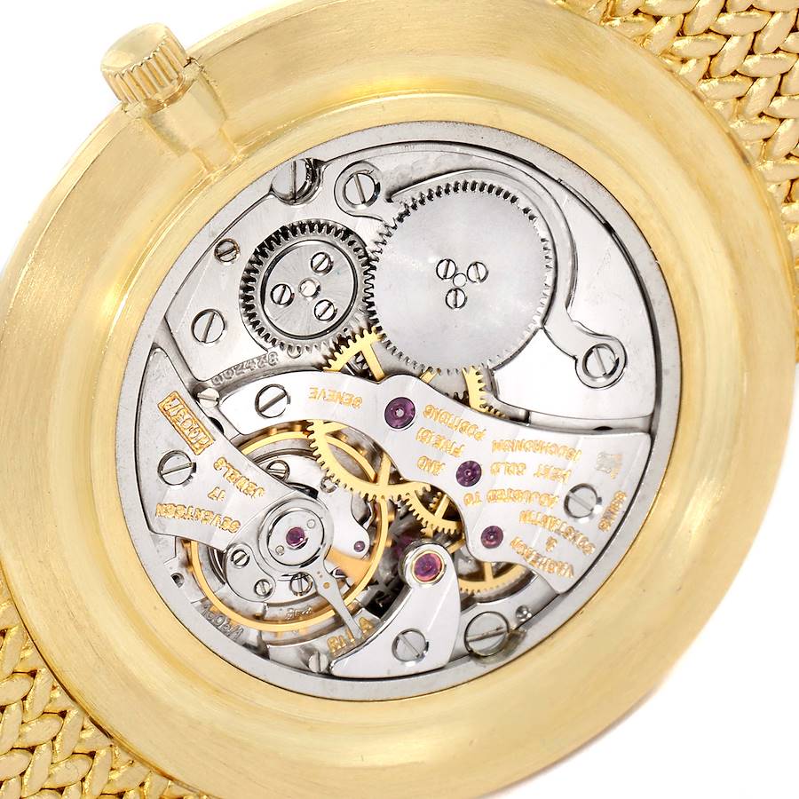 Vacheron Constantin Patrimony Yellow Gold Vintage Mens Watch 6872