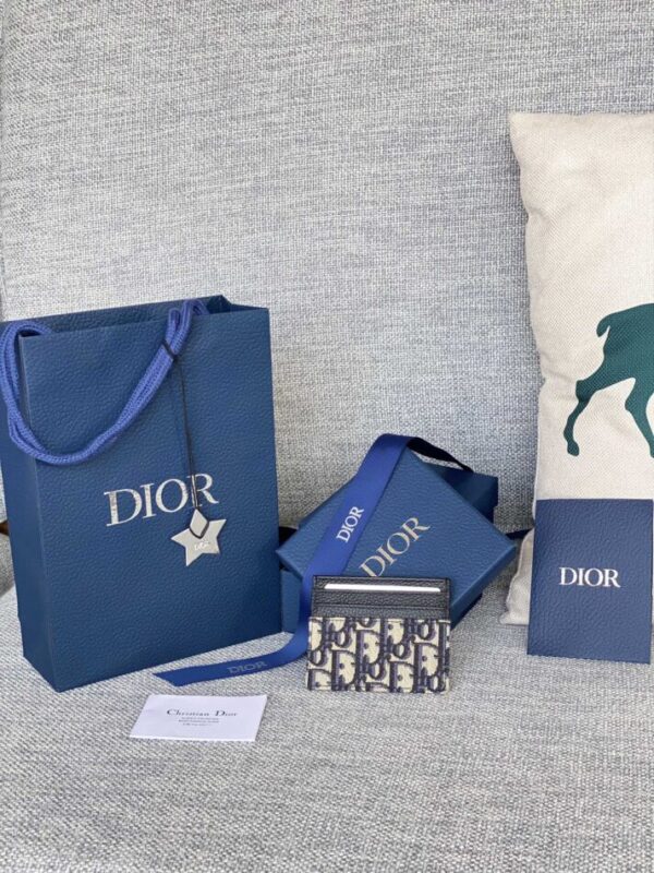 Replica Dior Card Holder Oblique