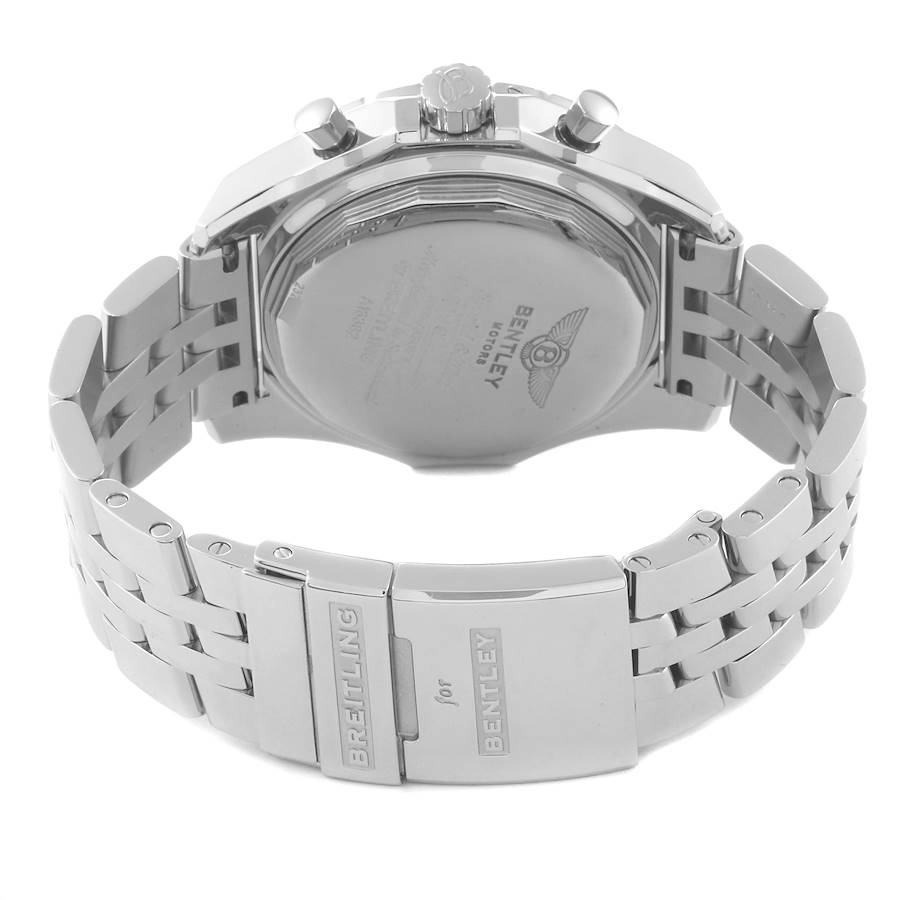 Breitling Bentley Motors GT Blue Dial Sreel Mens Watch A13362