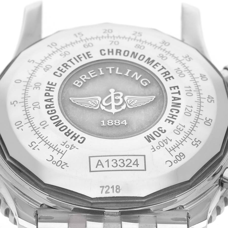 Breitling Navitimer Heritage Blue Dial Steel Mens Watch A13324