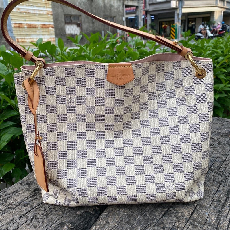 Louis Vuitton Graceful PM Damier Azur 35Cm N42249