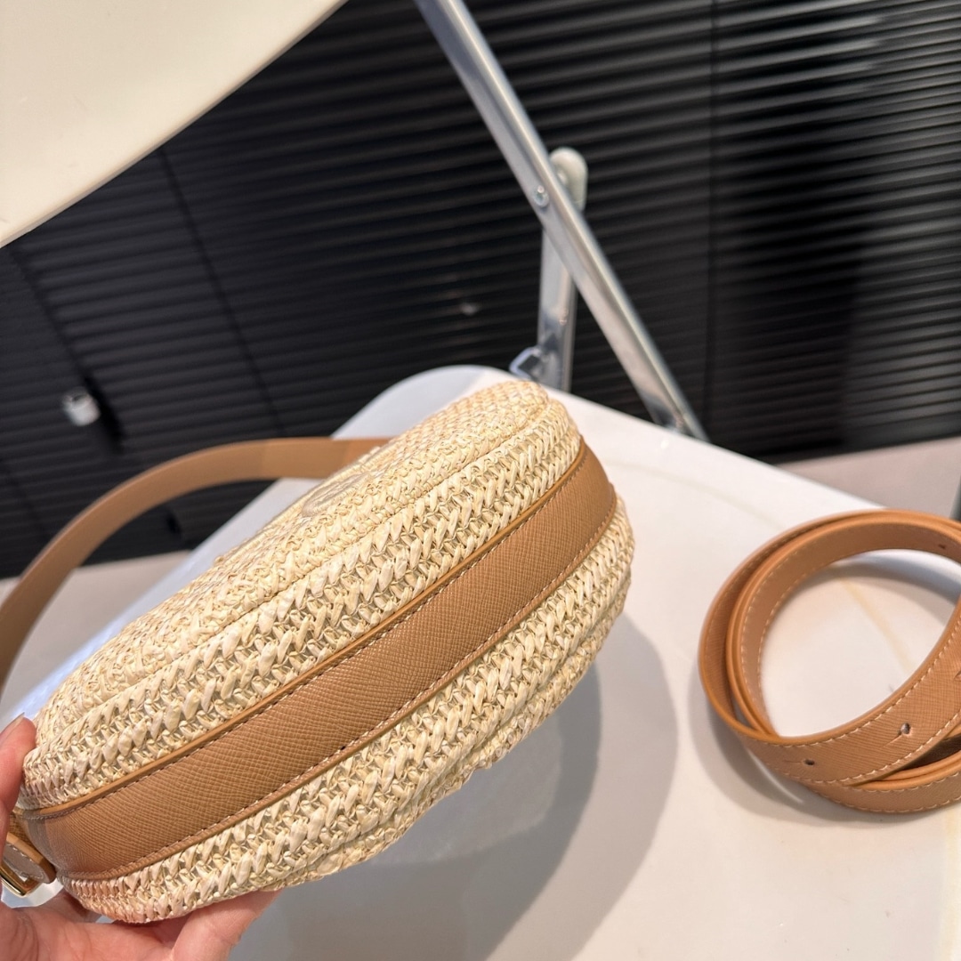 Prada Arqué Crochet Shoulder Bag Natural 22Cm 1Bc194 2M2T F0018 V Ouo