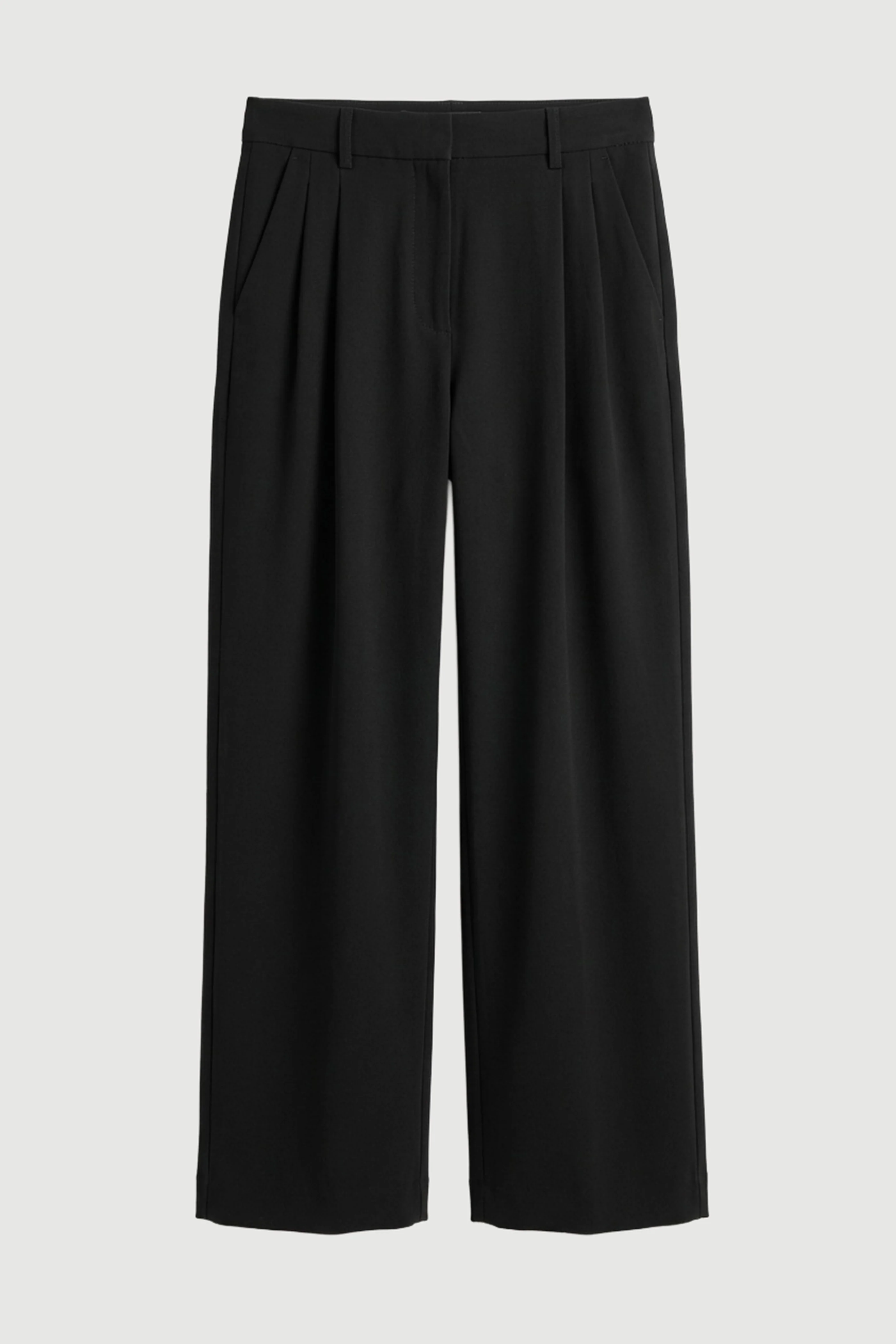 Aniya Double-Pleated Tailored Pant (Petite)