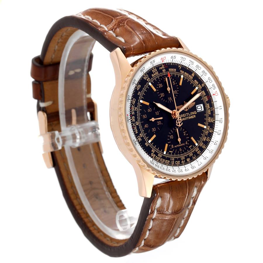 Breitling Navitimer 01 Limited Edition Rose Gold Black Dial Mens Watch R13323