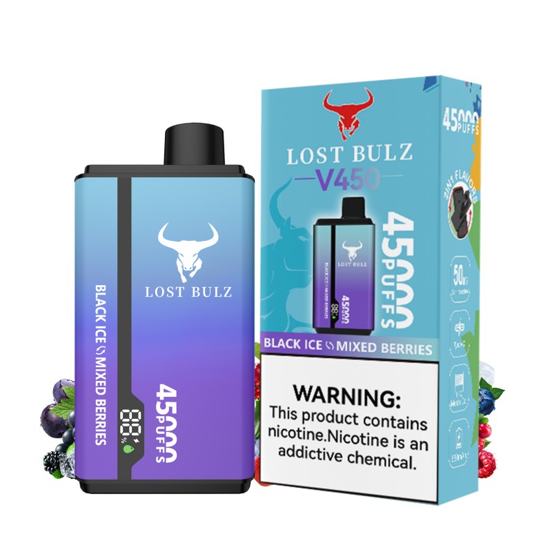 🔥 Lost Bulz V450 45K Puffs Disposable Vape | 2% Nikotyny 💨 45 000 Puffów | Pakiet 10 sztuk | Szybka wysyłka z Polski 1–3 dni 🚚🇵🇱