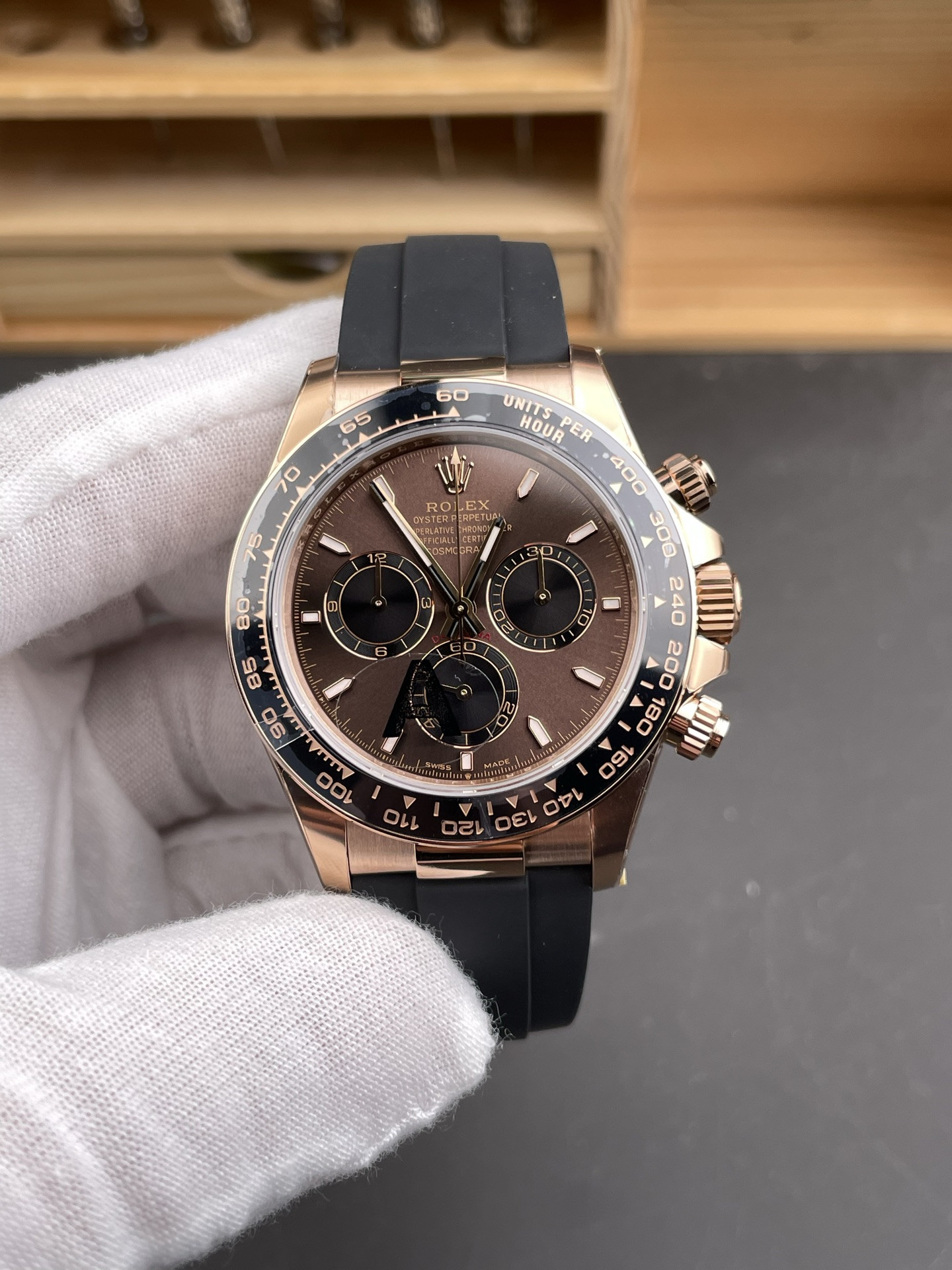 New Chocolate Daytona Rose Gold