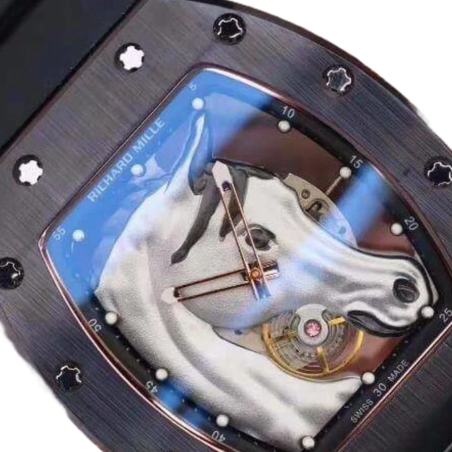 Richard Mille RM 52-02 Super Clone Horse Dial Watch