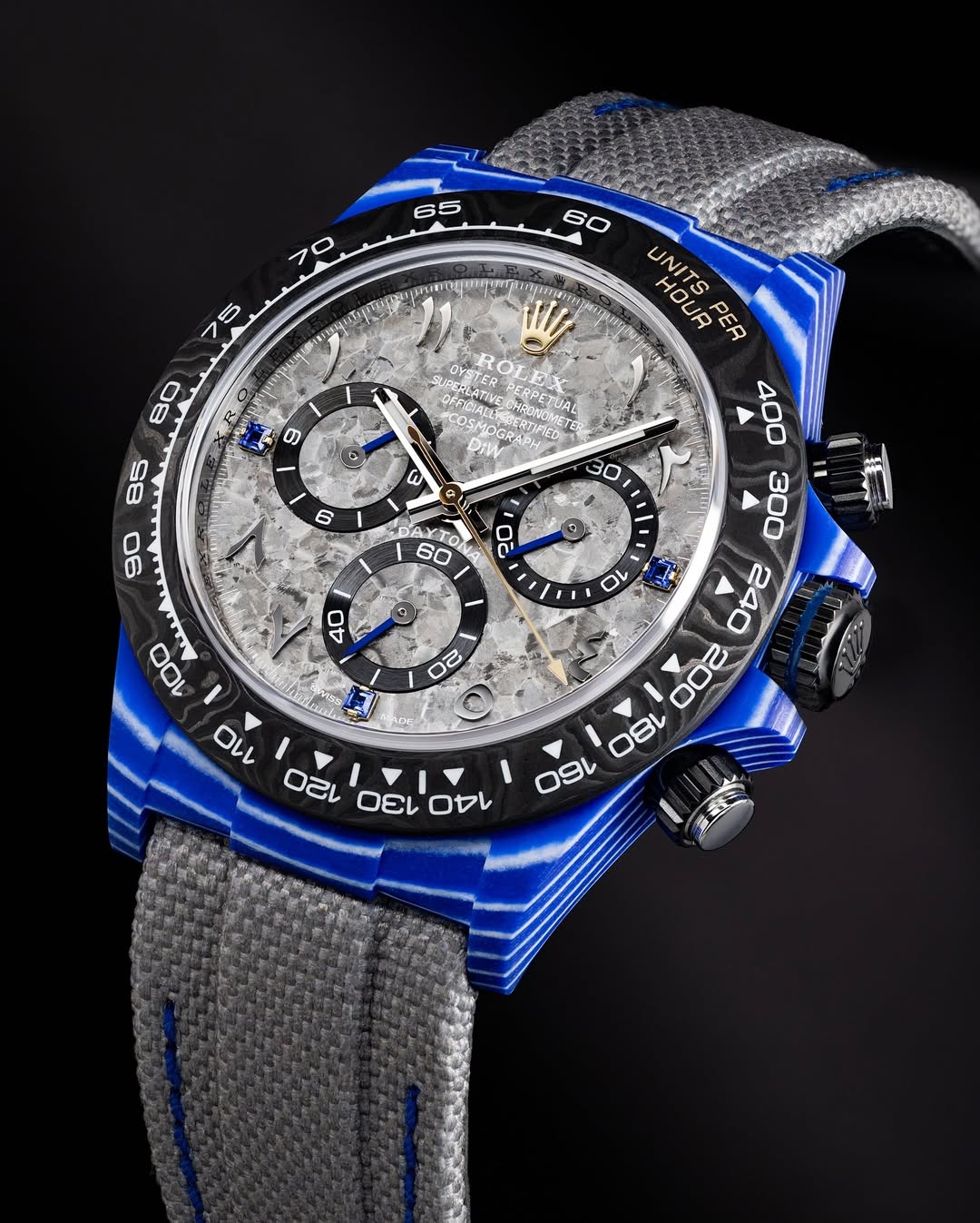 Rolex DiW Daytona Liquid Titanium Dial CarboQuartz