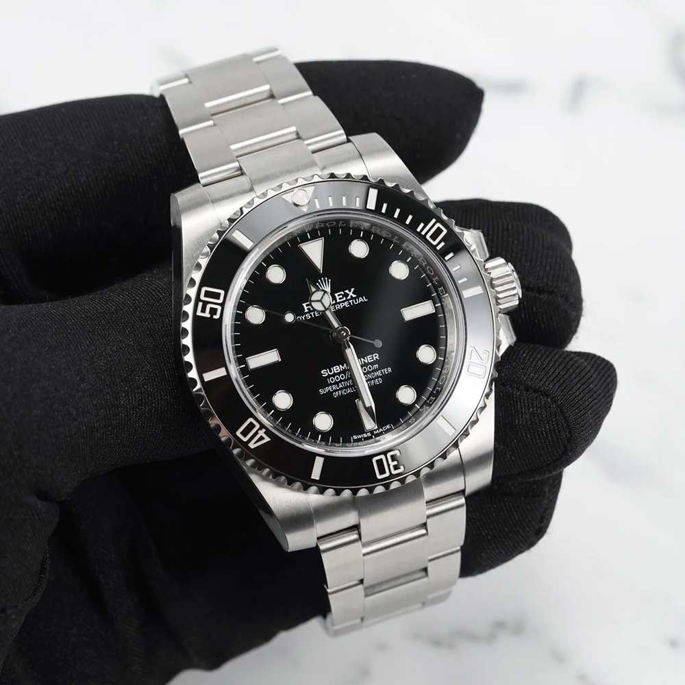 Rolex Submariner No Date 40mm 4 Liner Steel Mens Watch 14060M