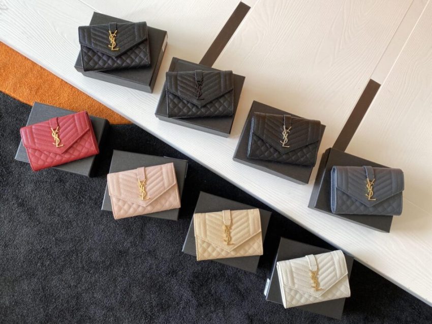 Yves Saint Laurent  Envelope Flap Wallet
