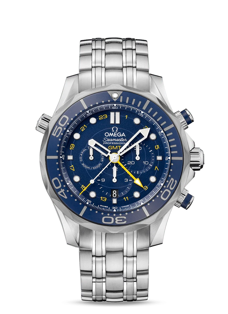Seamaster Steel Chronograph Watch 212.30.44.52.03.001