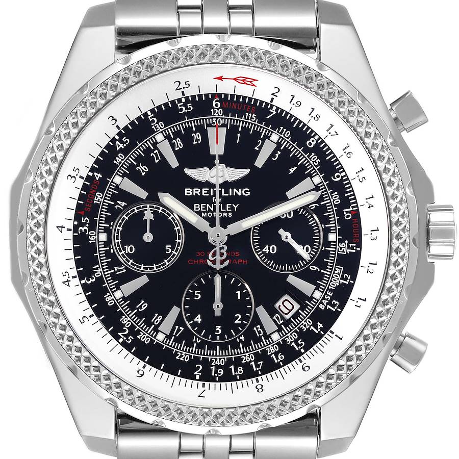 Breitling Bentley Motors Chronograph Steel Mens Watch A25362