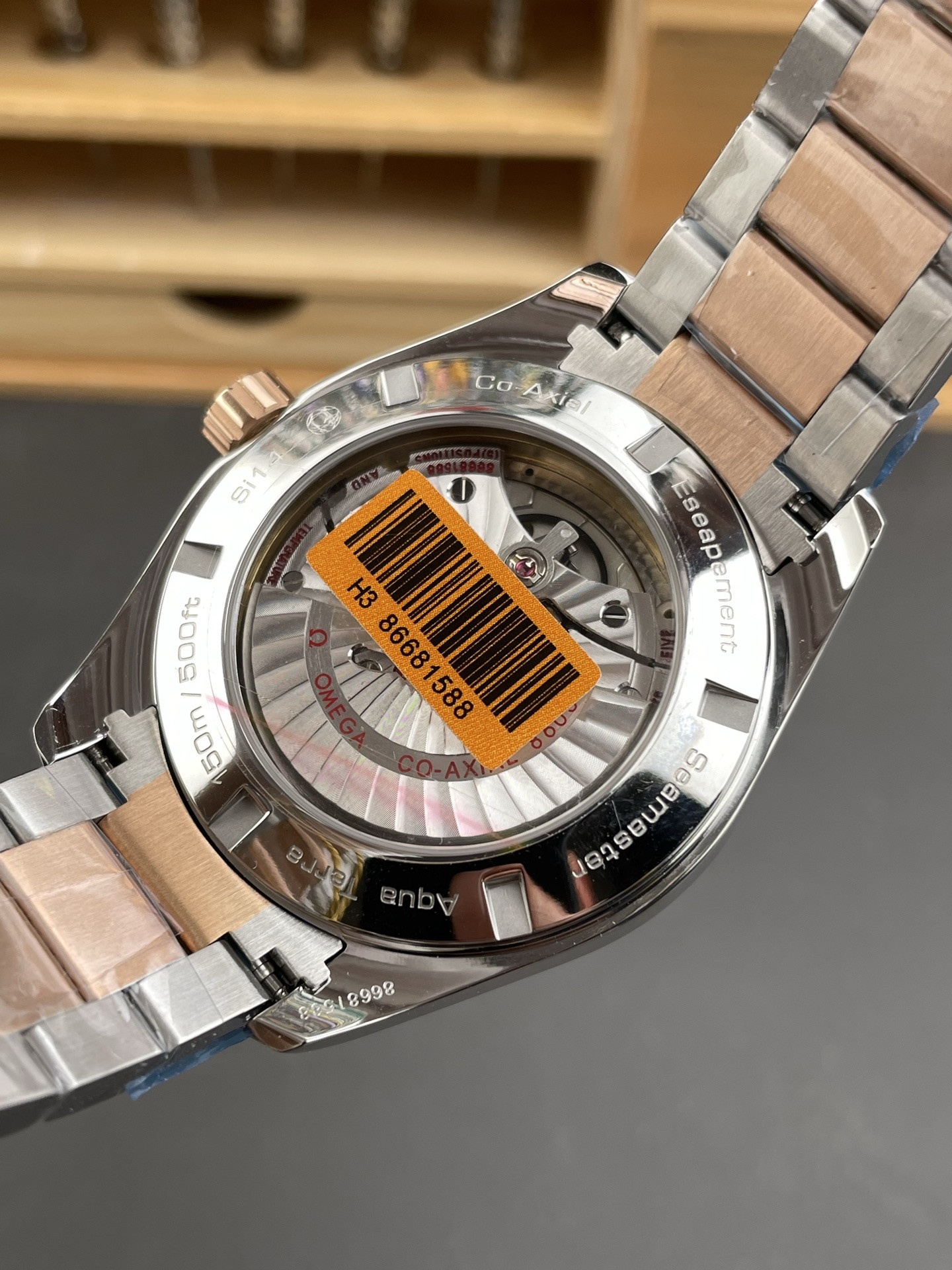 Two-Tone Rose Gold Seamaster 150, GMT Brown Dial
