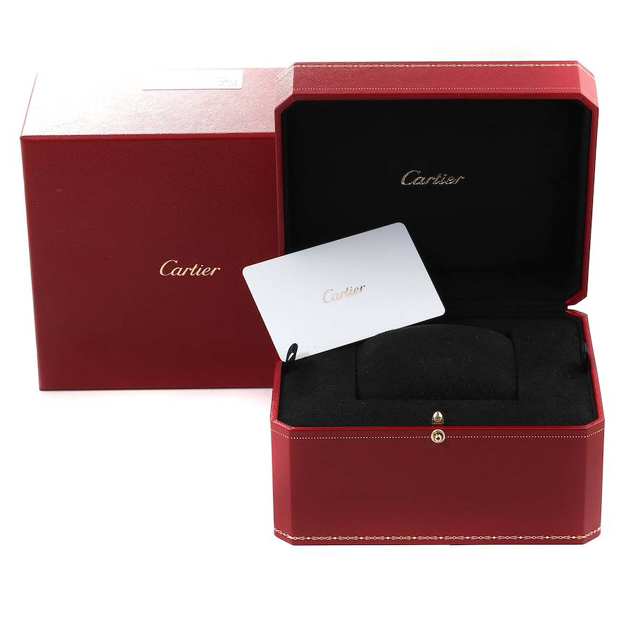 Cartier Panthere Medium Steel Diamond Bezel Ladies Watch W4PN0008
