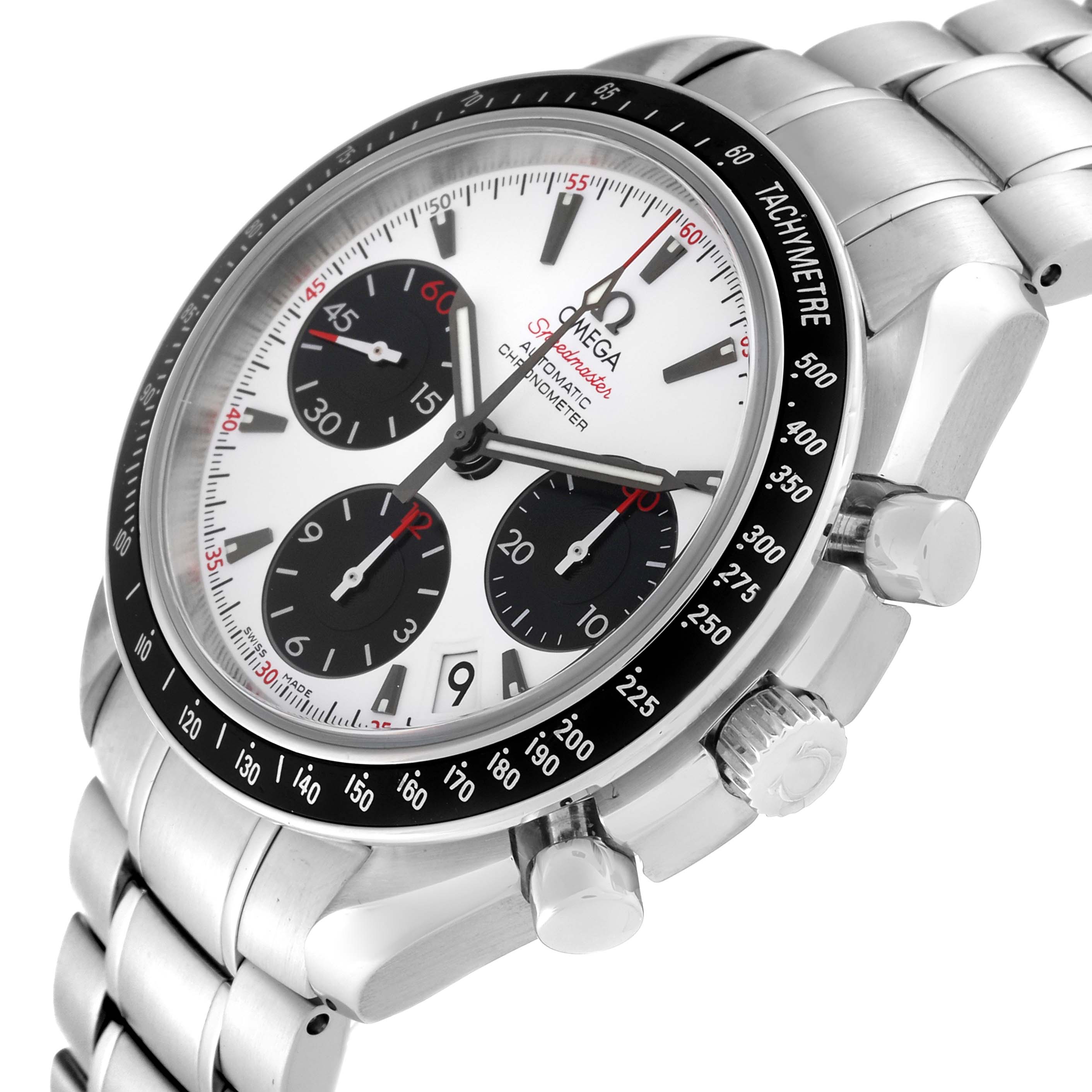 Omega Speedmaster Date Panda Dial Steel Mens Watch 40.0 MM 323.30.40.40.04.001