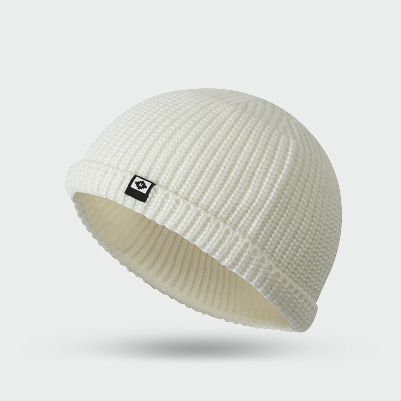 Men's Outdoor Solid Warm Knit Cap