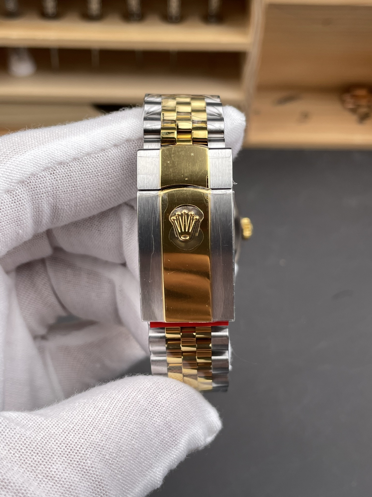 Two-Tone Grid Wave Dial Datejust