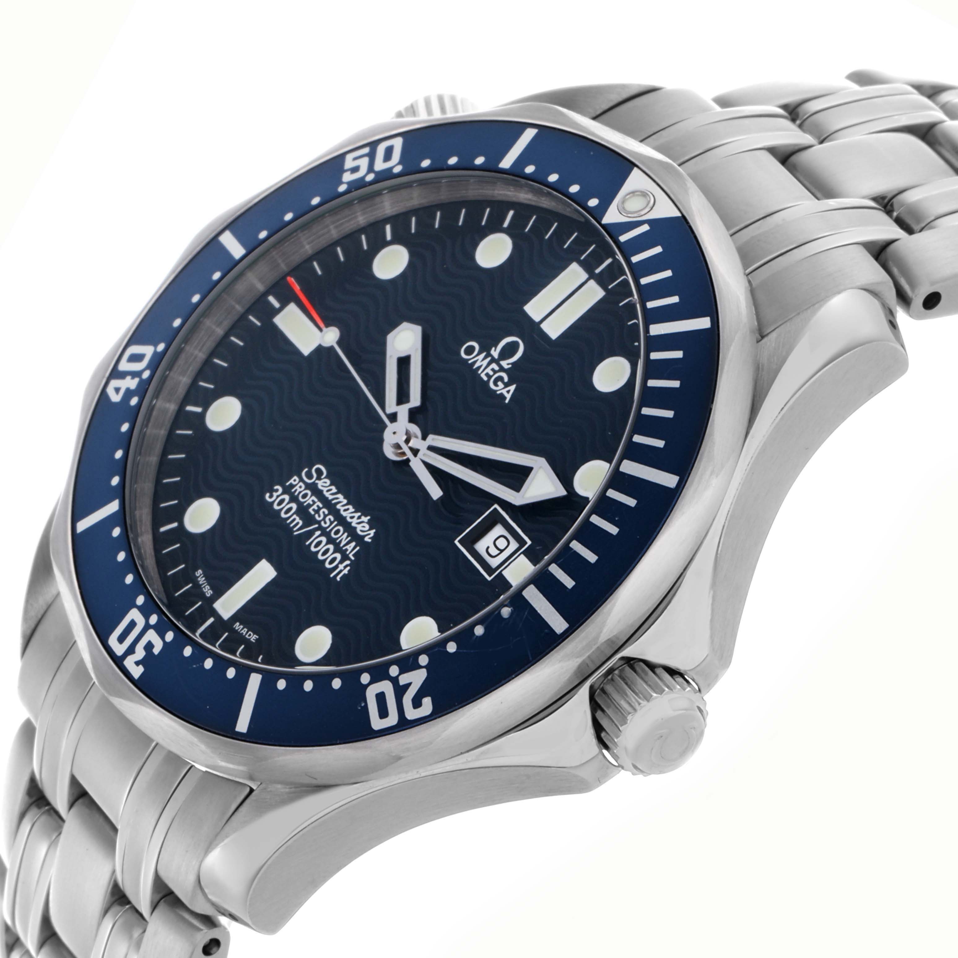 Omega Seamaster 300M Diver Blue Dial Steel Mens Watch 41.0 MM 2541.80.00
