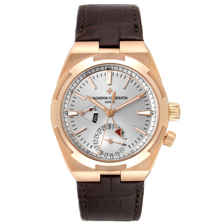 Vacheron Constantin Overseas Dual Time Rose Gold Mens Watch 7900V