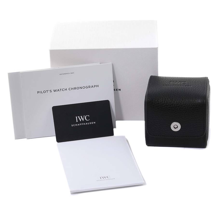 IWC Pilot Top Gun Chronograph Ceramic Mens Watch IW389105