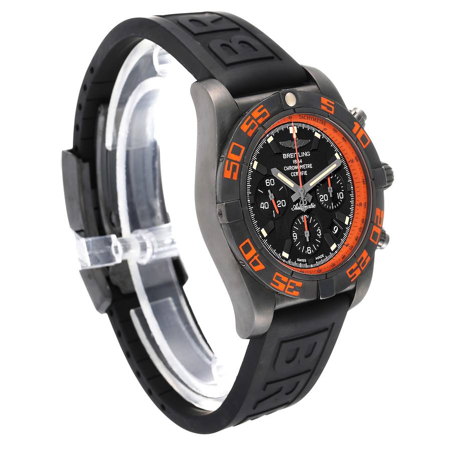 Breitling Chronomat B01 Raven Blacksteel Mens Watch MB0111