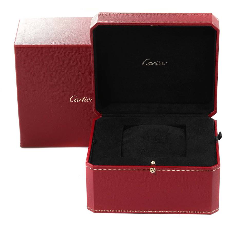 Cartier Ballon Bleu 36 Yellow Gold Diamond Mens Watch WE900451