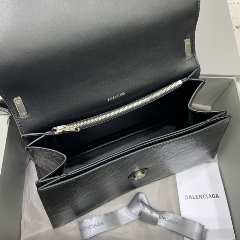 Replica Balenciaga Crush Large Black Silver