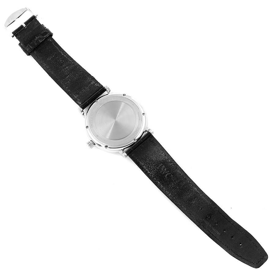 IWC Portofino Black Dial Automatic Steel Mens Watch IW356502
