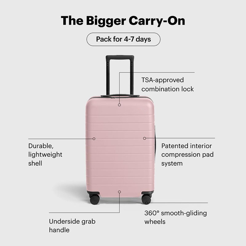 NOVELUX Bigger Carry-On Luggage