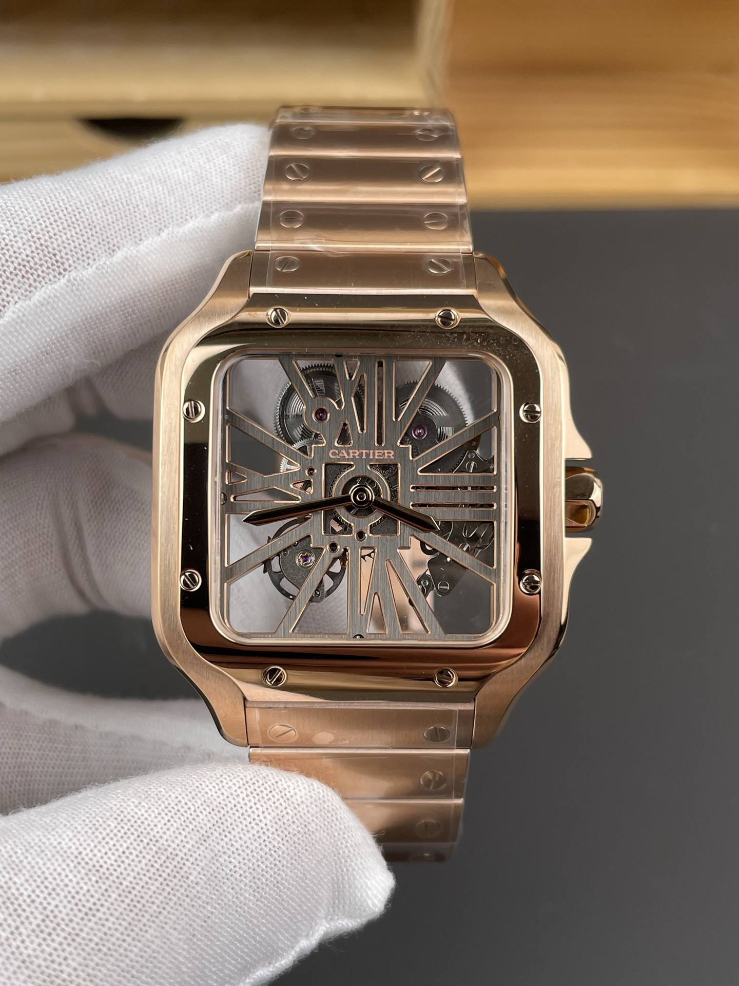 Santos de Cartier Skeleton Series V2 Version
